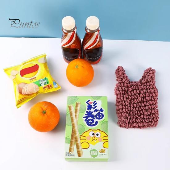 Retractable Storage Bag Tear-Resistant High Strength Wear-Resistant Expandable Bag Strong Load-Bearing Capacity Up To 7KG Snacks Fruits Mini