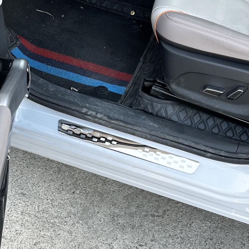 Ultra-Thin Door Sill Strips for Citroen C3/C4/C5/C6, Peugeot 2008/3008/4008