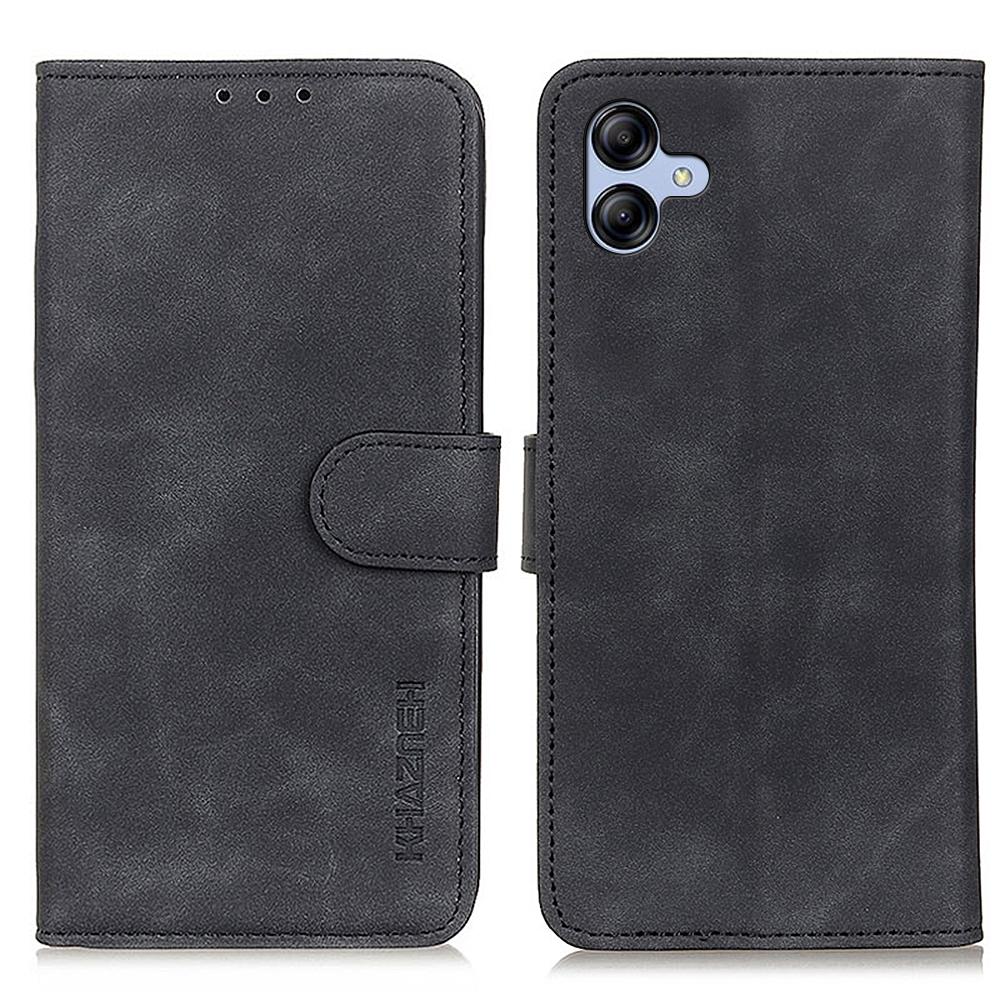 KHAZNEH For Samsung Galaxy A07 Case PU Leather Retro Texture Phone Cover