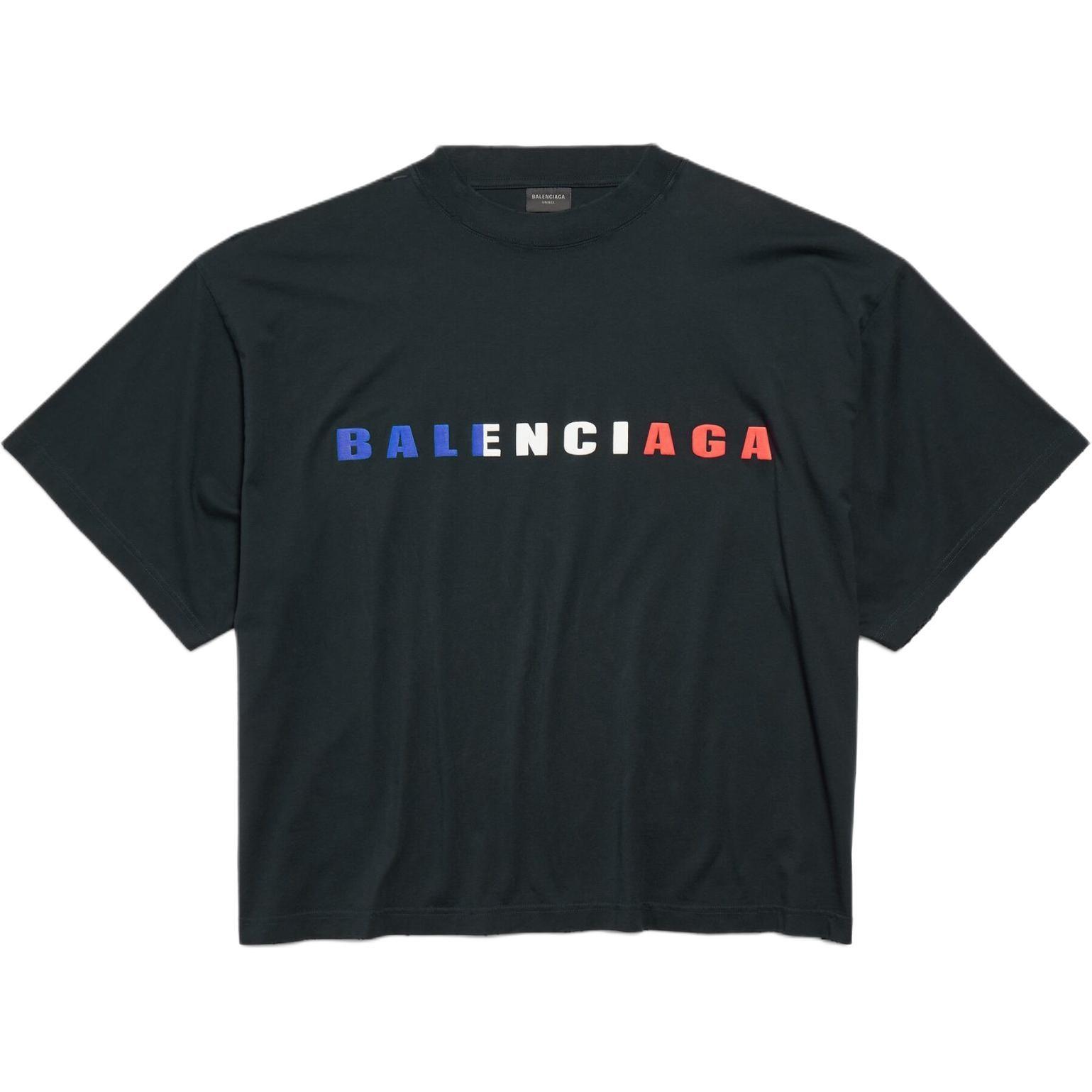 Balenciaga Drop Shoulder Sleeve T Shirt