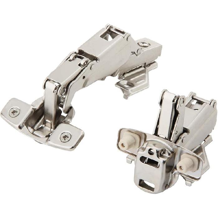 

Silverline Lazy Susan Угловая петля Clip On 165 градусов Фурнитура для шкафа с базовой пластиной для лицевой рамки 1 пара 2