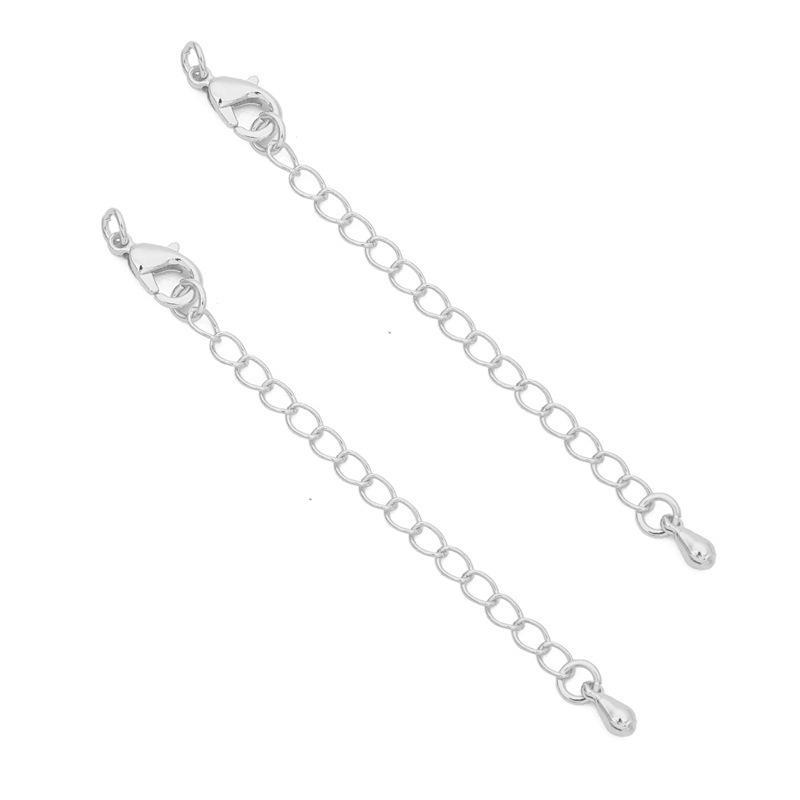 Color-Protective 14K Gold-Plated Tail Chain Extension for DIY Jewelry