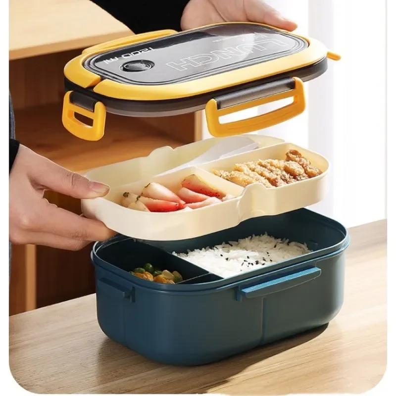 Söt Lunchlåda För Barn Fack Mikrovågsugn Bento Lunchlåda Barn Barn Skola Utomhuscamping Picknick Matbehållare Bärbar