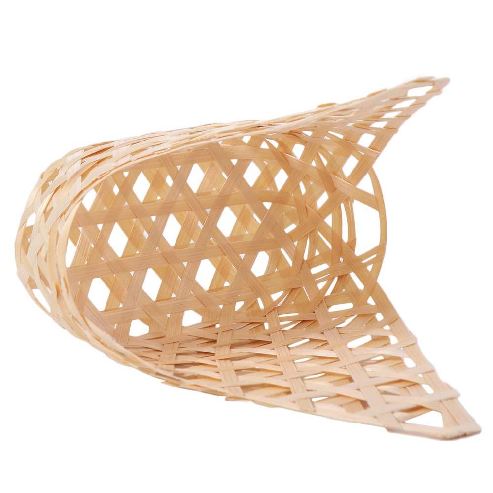 3pcs Retro Storage Box Bamboo Woven Fruit Basket Multi-functional Gift Packaging Basket  Wedding