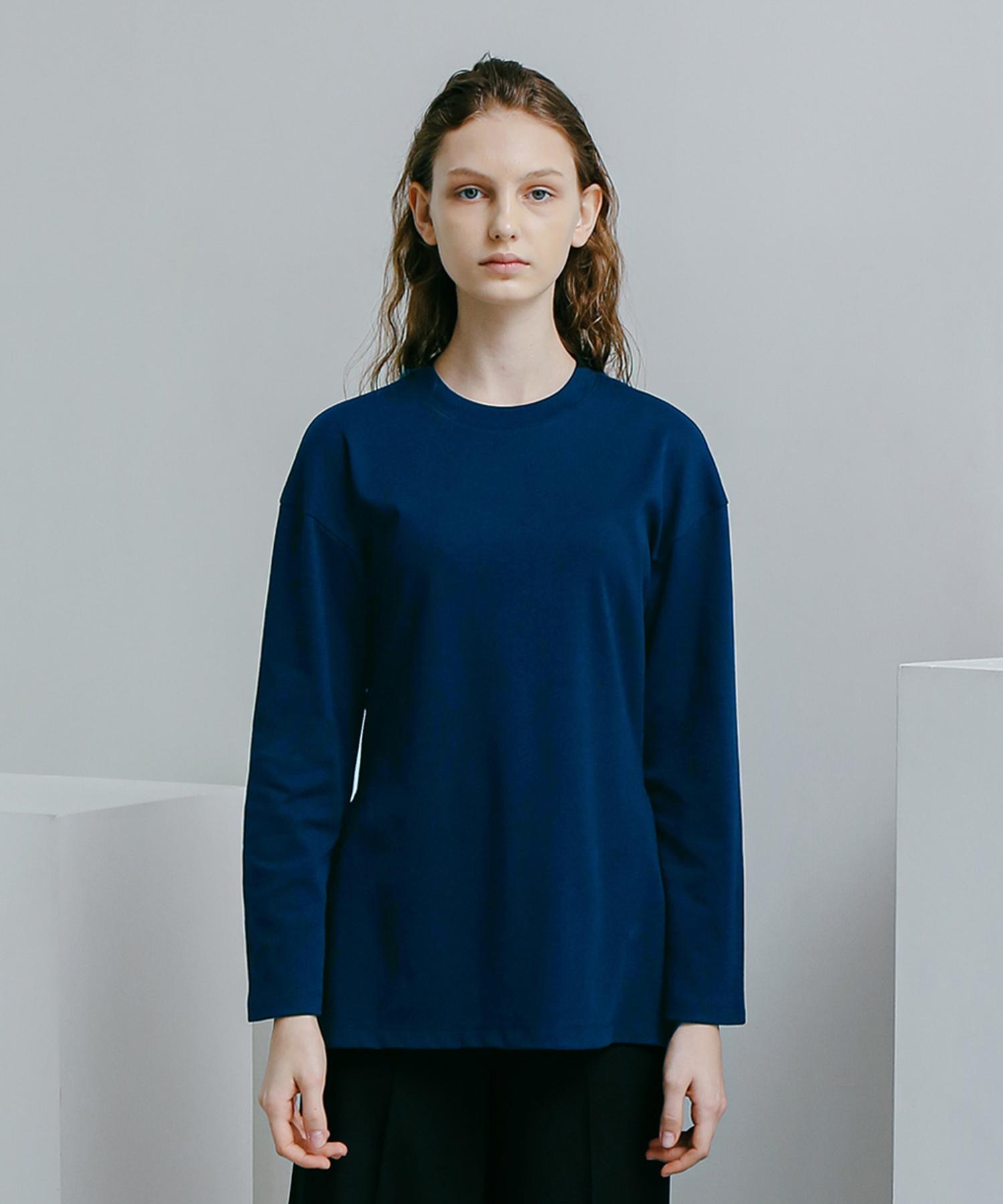 Sperone Woman Side Vent Long Sleeve (Navy) Navy/55
