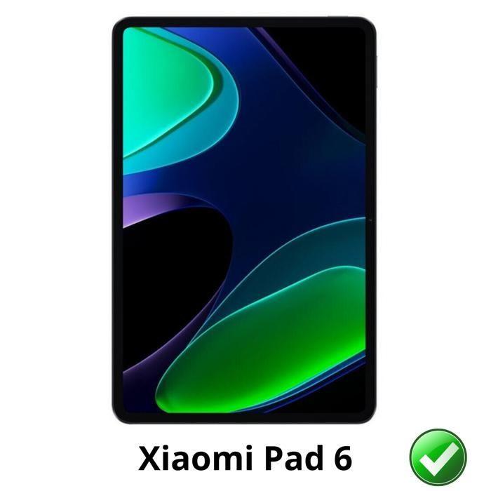 Skärmskydd - Phonillico - Xiaomi Pad 6 - Förpackning med 2 - Tåligt - Ultratunt - Plastfilm