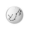 Stainless Steel Zodiac Charms for Jewelry Making Constellation DIY Pendants for Necklace Bracelet Keychain Earring