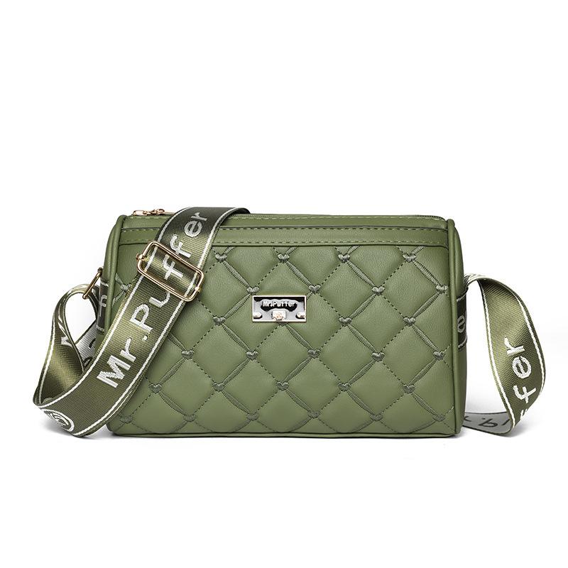 Bag New Embroidery Thread Love Satchel Fashion Trend Ladies Mom Shoulder Small Square Bag Oblique Span Bag