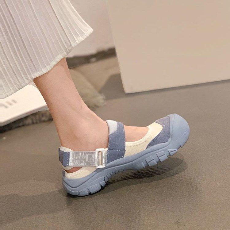 Blue Cute Women's Slippers Stylish Simple Women Sandals Sexy Slippers for Women Korean Style Sandals Ladies Shoes