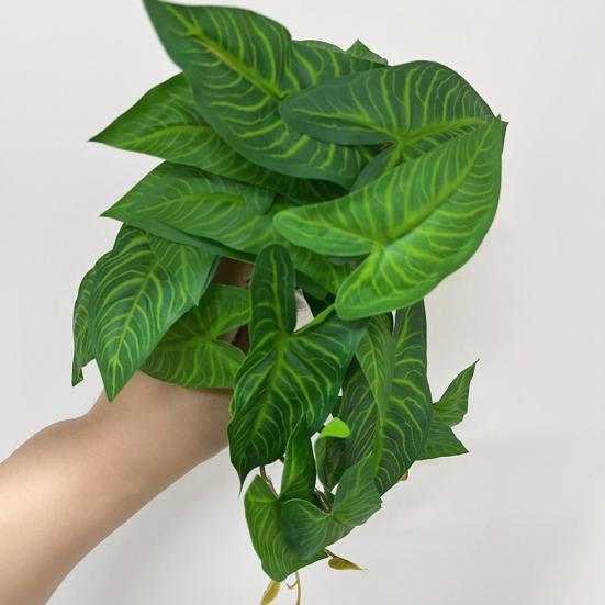 Simulated Plant Fine Workmanship Decorative Realistic Full of Vitality No Watering Decorate Rattan Leaves Long Lasting No Wither Imitation Plant for