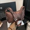 Trendy Small Bag, Early Spring New Item, Niche Soft Surface, Retro Single Shoulder Crossbody Bag, Commuting Dumpling Bag