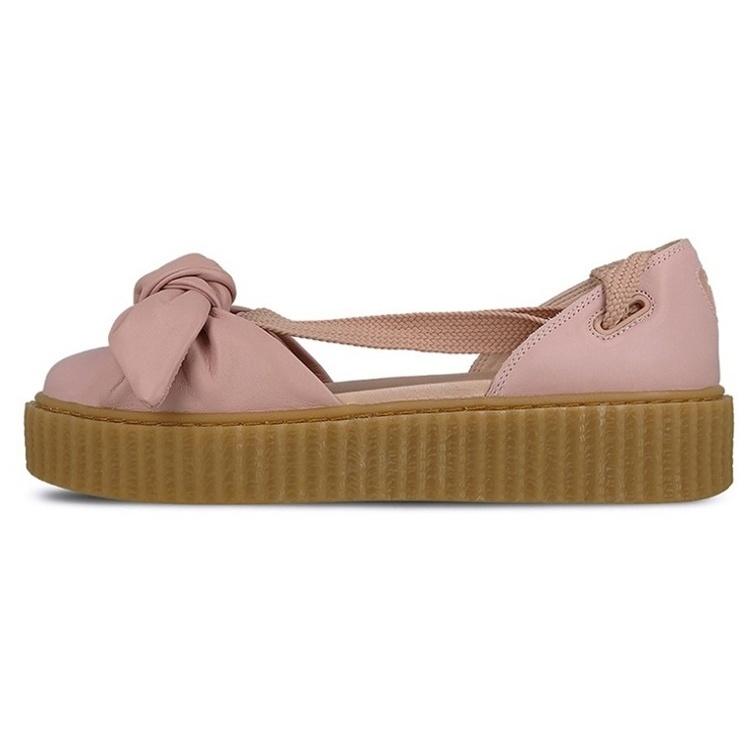 (WMNS) PUMA Fenty x Bow Creeper Sandal Silver Pink Women s 365794-01 EU 37