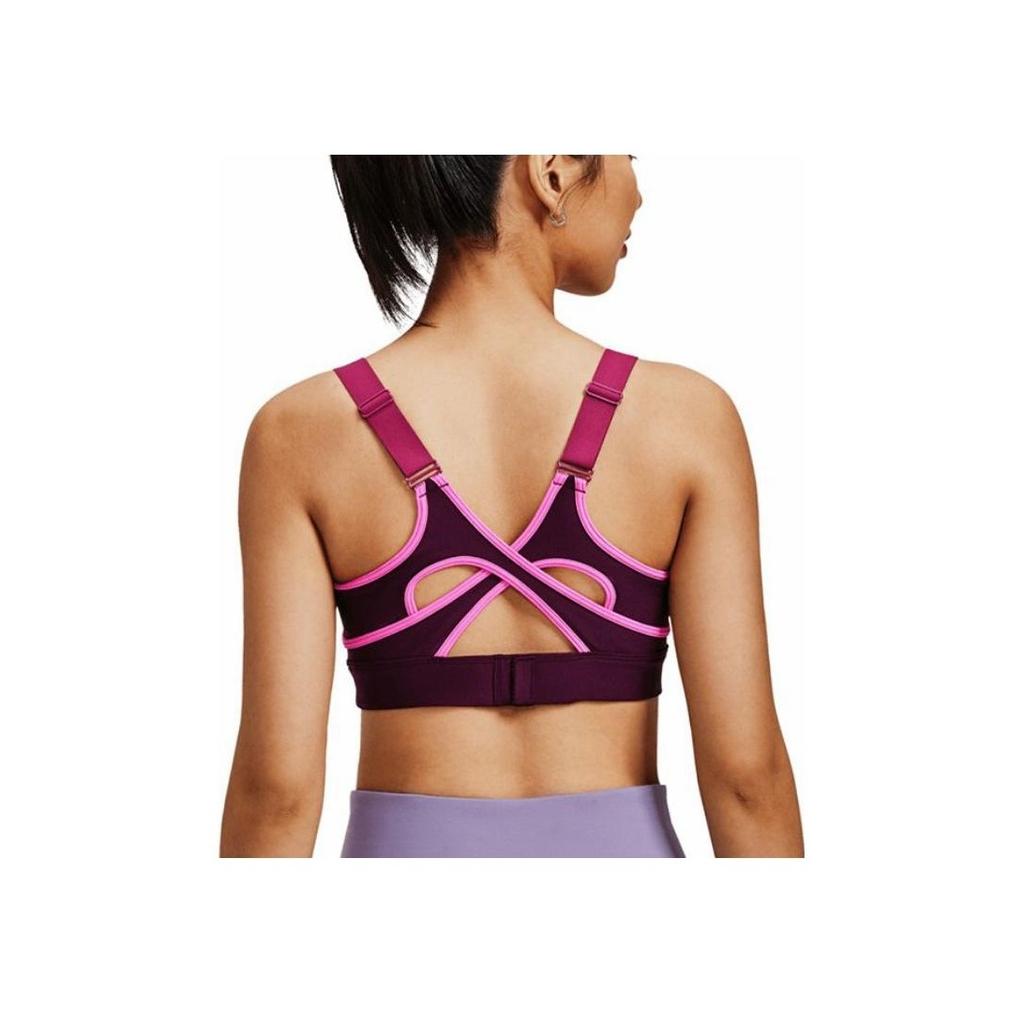 Under Armour Infinity High-Intensity Crossback Sports Bra Women Underwear Rock-Purple 1376882-572