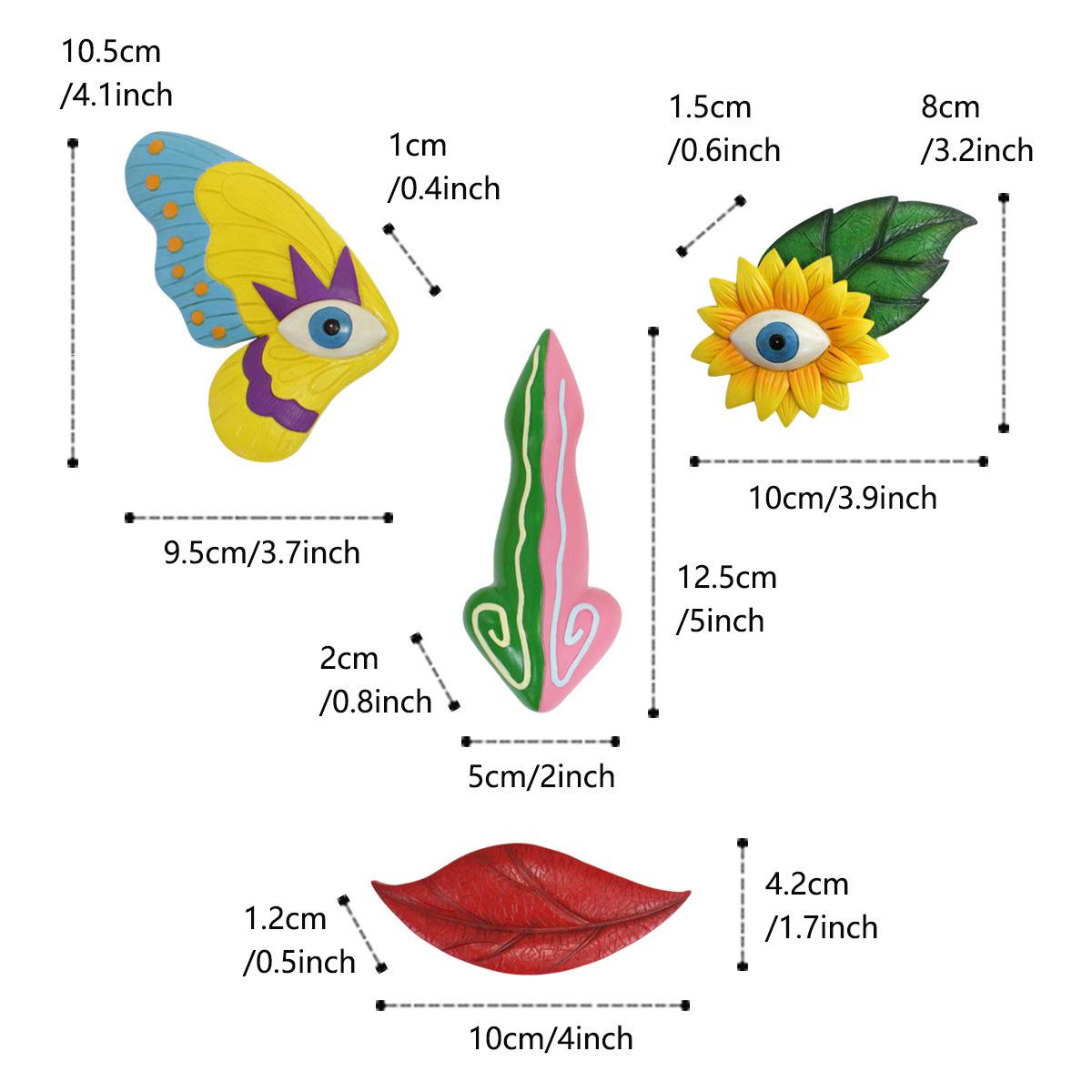 

Colorful Butterfly Tree Face Set Suitable For Decorating Large Trees In Courtyard Garden Home Wall Decoration Holiday Gifts