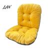 Thickened Chair Cushion for Home with Back Support, Cozy Plush Seat Washable Pad Ties, Soft Warm Office Dining Chairs Lumbar Support Pillow