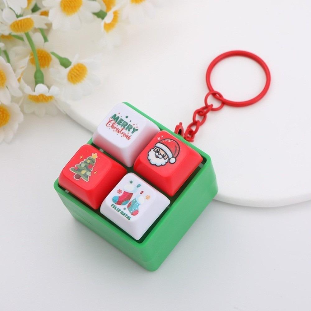 Anti Stress Finger Keyboard Games Keychain Fidget Decompression Creative Bag Pendant  Boys Girls