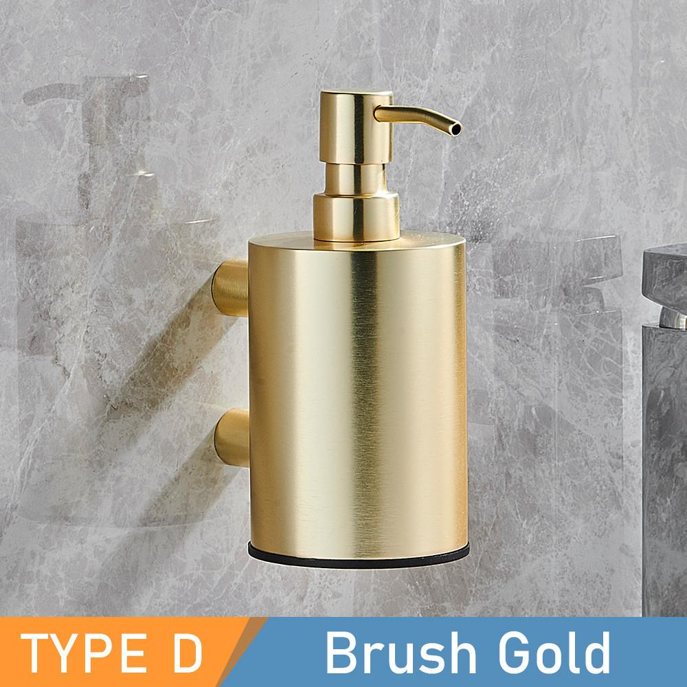 Stainless Steel Single Wall Hand Liquid Soap Dispenser Bottle Black Liton Soap Dispenser