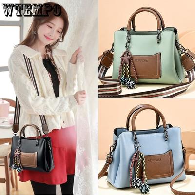 Fashion Versatile Women's Bag Shopping Work Handbag Simple Large Capacity Straddle Shoulder Bag Temperament High Grade Straddle Bag