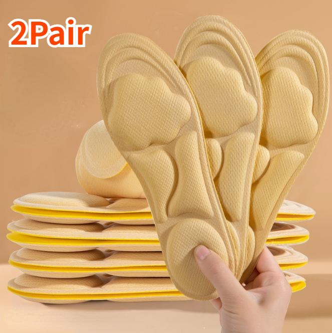 6D Massage Memory Foam Insoles for Shoes Sole Breathable Cushion Sneakers Running Insoles for Feet Orthopedic Insoles Deodorant