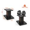 BQKOZFIN Altoparlante 20 cm Set Piastra Superiore 19 x Capacità di Carico 50 kg Supporti, Altezza, Legno, 2, 23,5 cm,