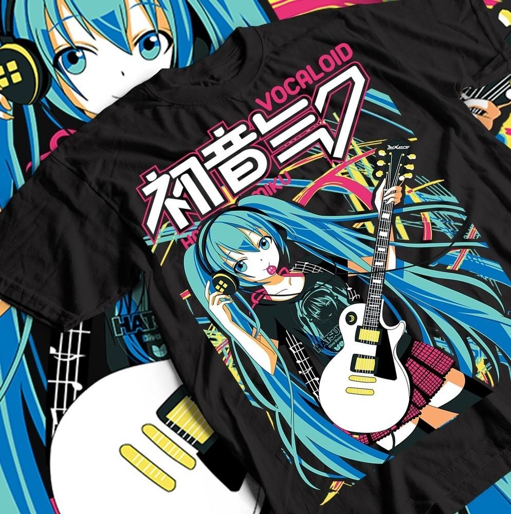 Hatsune Miku T-Shirt, Anime Girl Tee, Kawaii Vocaloid Top, Project Diva Shirt,