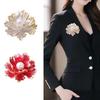 High-end Peony Brooch Pins Vintage Large Flower Badge Pin Flower Brooches  Girls