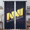 Partition Navi Natus Home Interior Curtains for Living Room Curtain Kitchen Curtains 2 Pieces Halloween Decoration Shades Blinds
