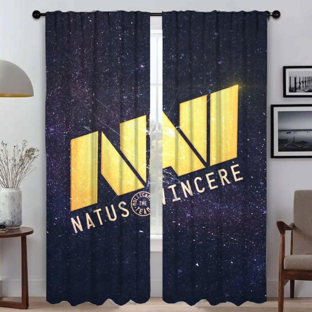 Partition Navi Natus Home Interior Curtains for Living Room Curtain Kitchen Curtains 2 Pieces Halloween Decoration Shades Blinds