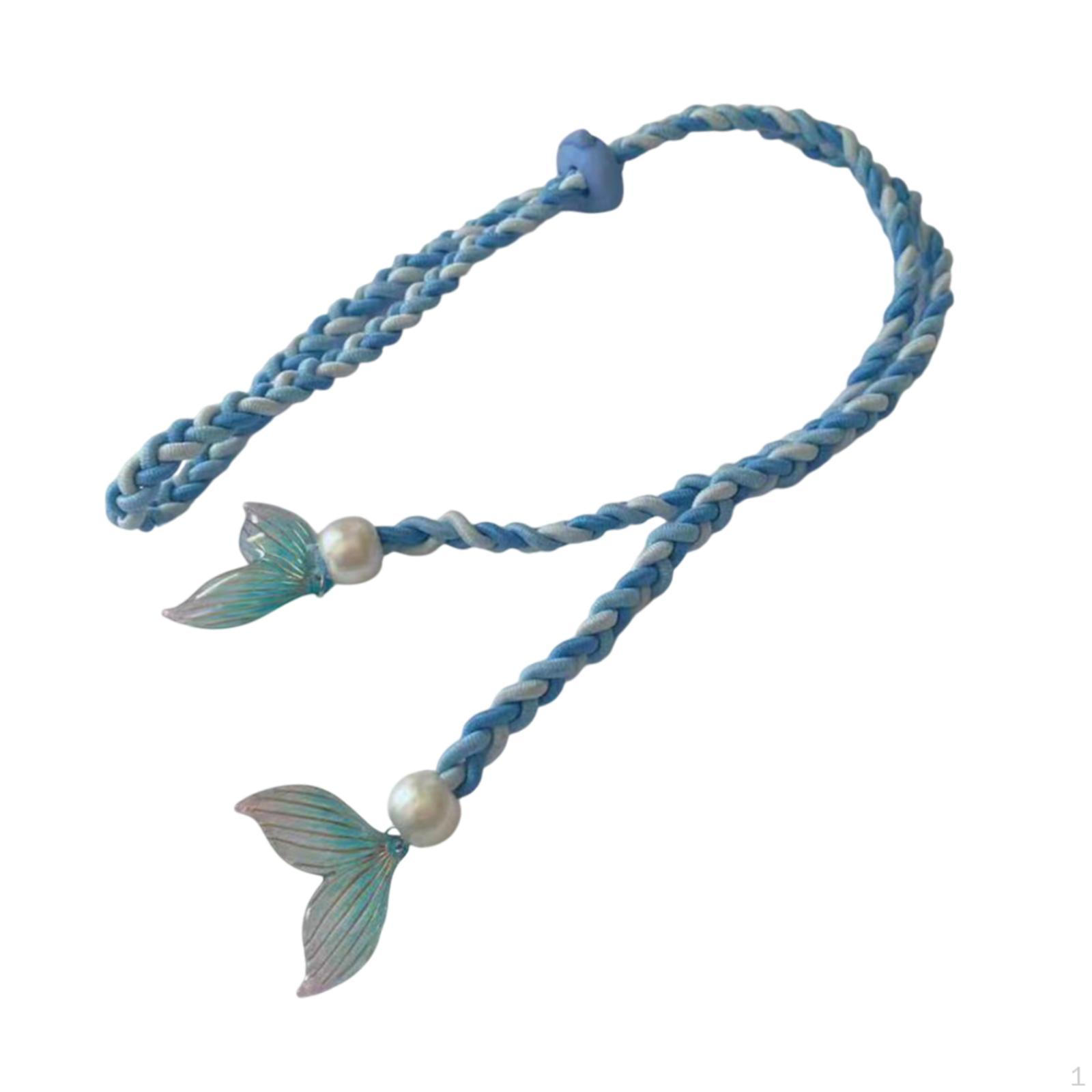 

Регулируемый ремешок для маски для дайвинга с плетеным шнуром для занятий водными видами спорта Blue