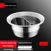 Sule 25cm Edelstahl geteilter Hot Pot