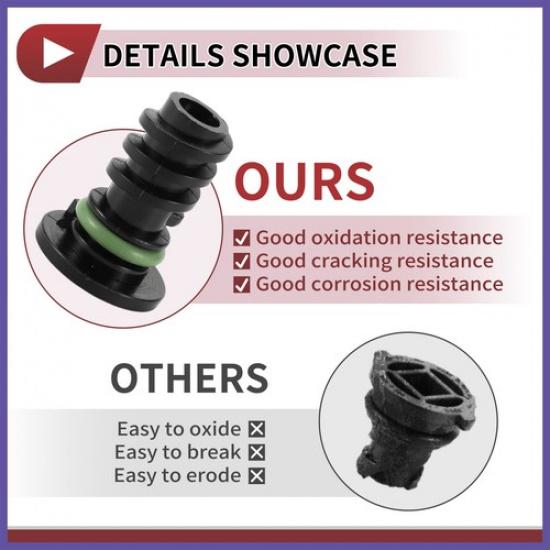 Set Rubber Oil Drain Plug for Mercedes C63 for AMG 2016-2018 No.A0029902017