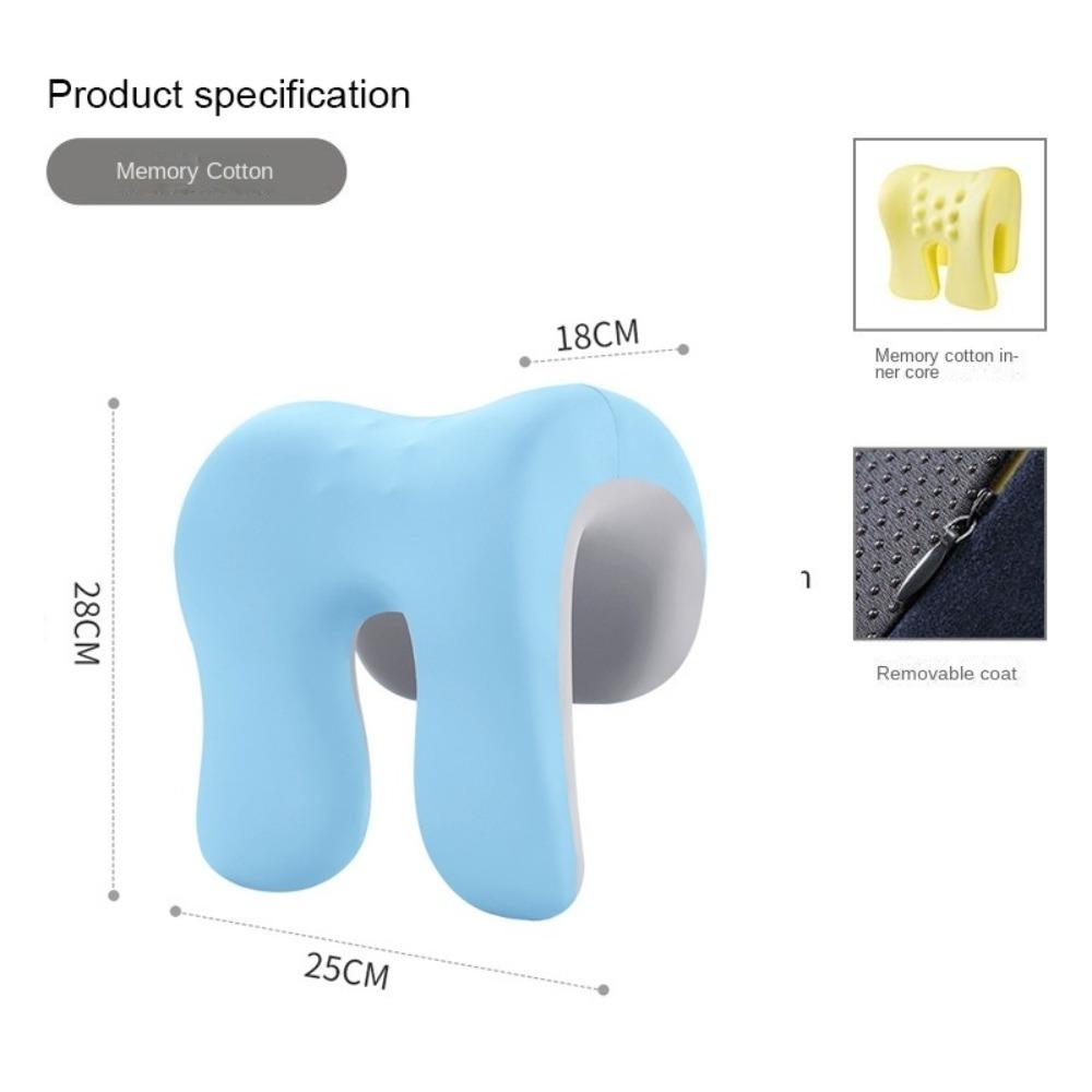 Memory Foam Nap Pillow Ergonomic Design Orthopedic Support Neck Support Pillow Breathable Desk Napping Orthopedic Pillow