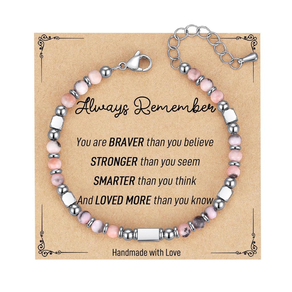 JYL TS Bracelet Letter Heart  Set Stackable Friendship & Personalized Luck