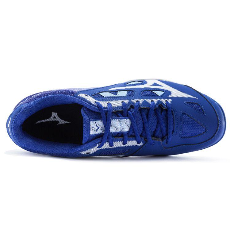 Mizuno Gate Sky Plus Shock Absorption Non-Slip Wear-Resistant Breathable Low-Top Badminton Shoes Unisex Sneaker Blue White 71GA204001