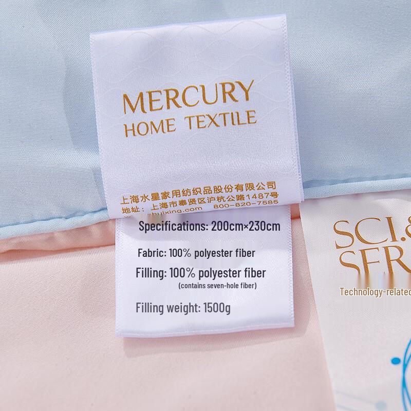 Mercury Home Textiles Antibakterielle Anti-Milben-Bettdecke