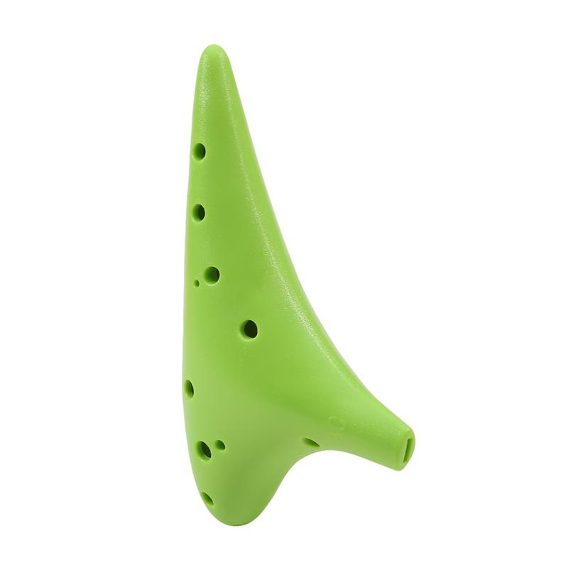 1 Stück 12-Loch Okarina Harz Kunststoff Alt C Stimmung Okarina Neu 12-Loch Mehrfarbige Flöte Erwachsenen Kinderinstrument