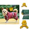 Pet Raincoat For Dogs With Reflective Trim Perfect For Small Breeds Spring Summer Wear