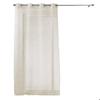 Rideau voile - EDEN - Pandore - Sable - 140x240 cm - 8 œillets