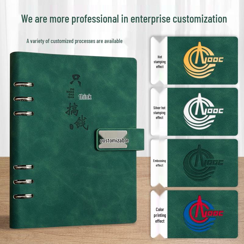 Hochwertiger A5/B5 Notizblock für Business, Meetings & Tägliches Tagebuch