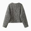 Cypress House Women's Round Neck Contrast Down Jacket