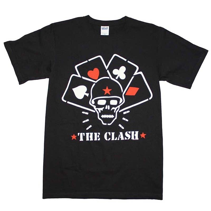 New The Clash Band London Calling Guitarists Guitar Case Rock Band Street Shortsleeved Tshirt