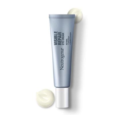 Neutrogena Visible Repair Retinol Tag- & Nacht Augencreme | Fördert Kollagen für Anti-Aging | Reduziert Augenringe, Falten & feine Linien | 15g