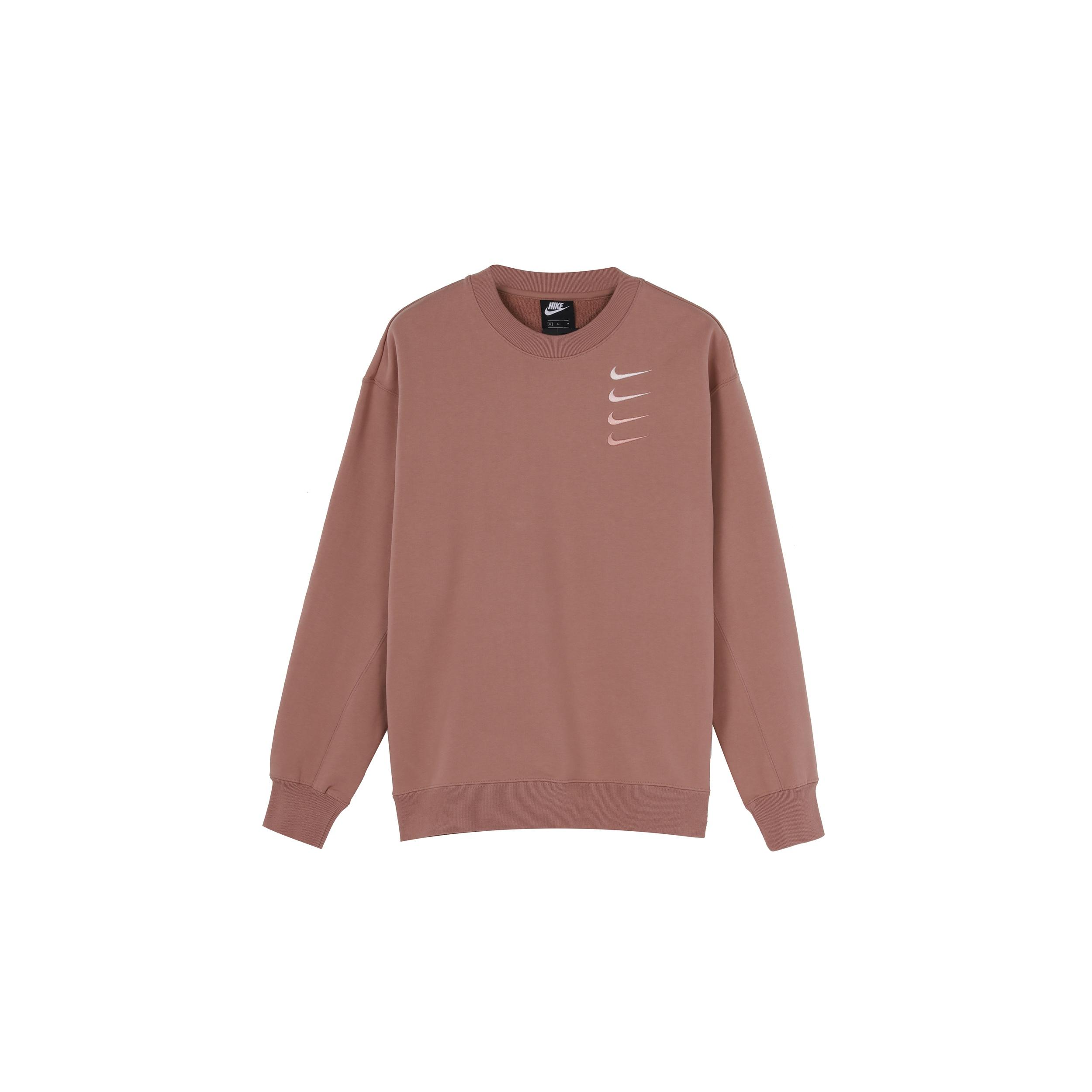 Nike Swoosh Sportswear French Terry Men Light Brown Men s DB9408-222 XXL