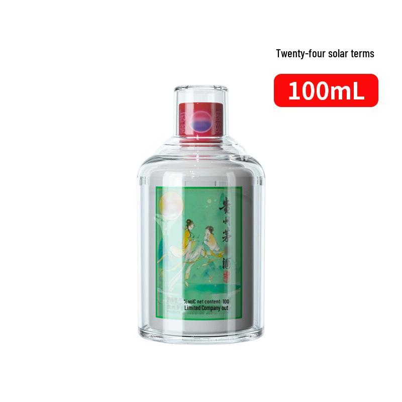 

500 мл Крышка для коробки вина Moutai: Пылезащитный дисплей «12 солнечных сезонов»