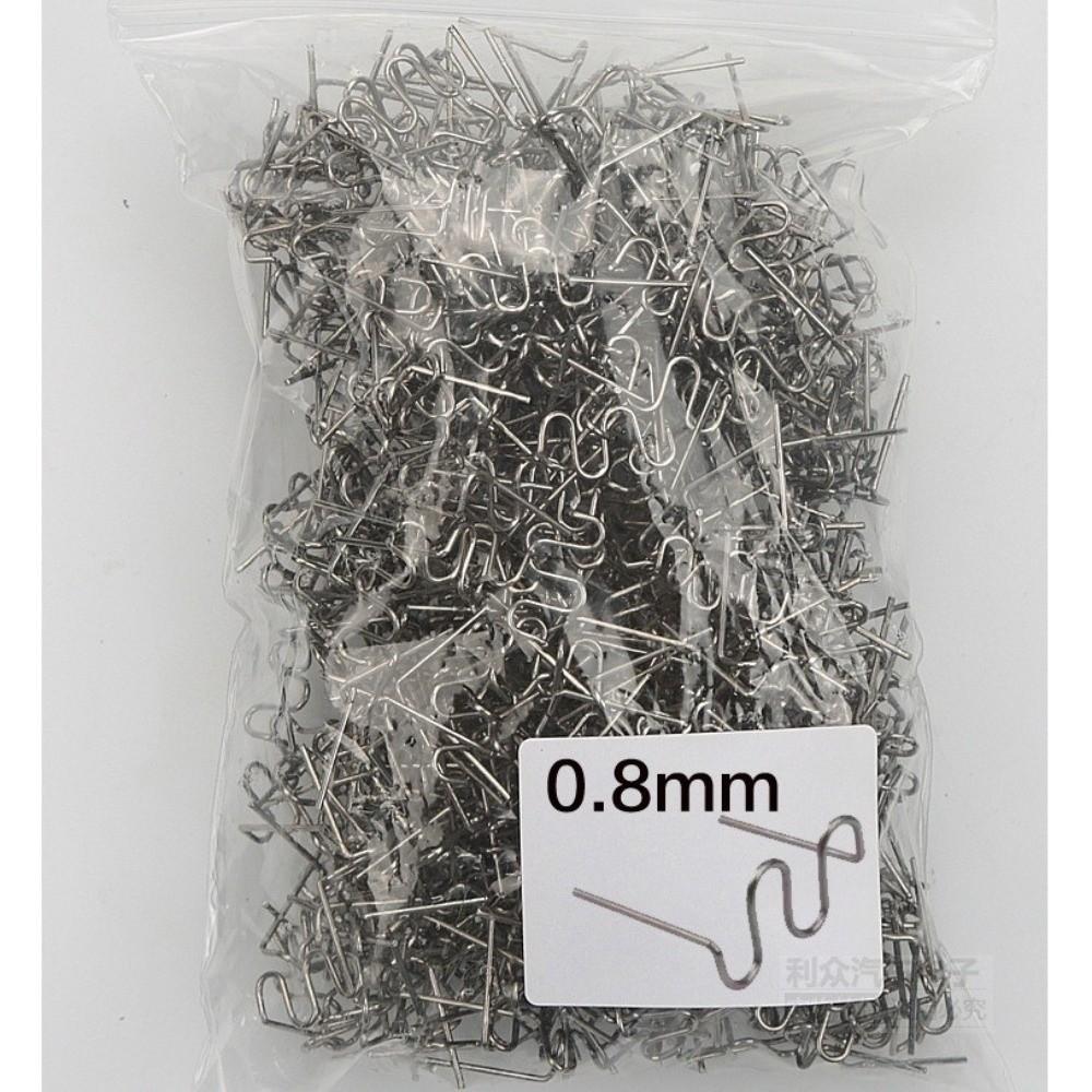 500PCS 0.8mm Diameter Welding Hot Staples Alloy Bumper Repair Welding Wire  Maintenance Technician