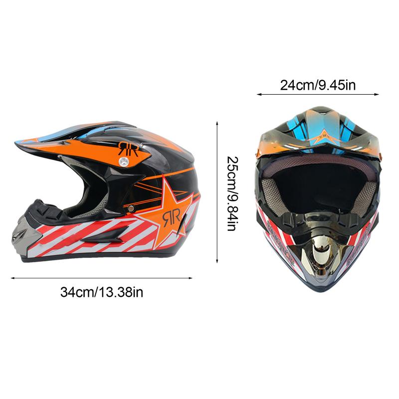 Motocross Helmets With Goggles Gloves Off-road Professional Cycling Helmets Motorcycle Helmets Dirt Bike Helmets For Children