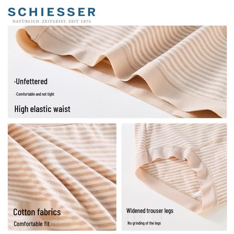 Schiesser Women's Antibacterial Cotton High Waist Boxer Briefs