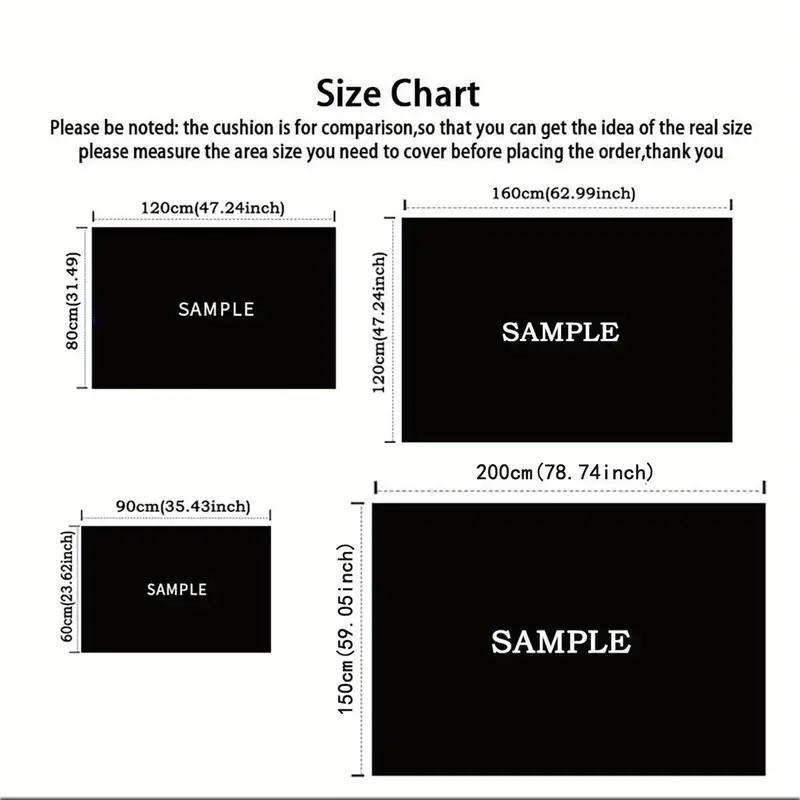 Dragon Ball Pattern Square Carpet,Area Rug,Carpet Rug for Living Room Bedroom Sofa Playroom Decor,Non-slip Floor Mat,Holiday Birthday Gifts