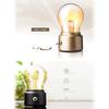 Vintage Light Bulb Night Light Energy-saving Bulb Lamp Retro Table Lamp Bedside Desk Lamp Metal