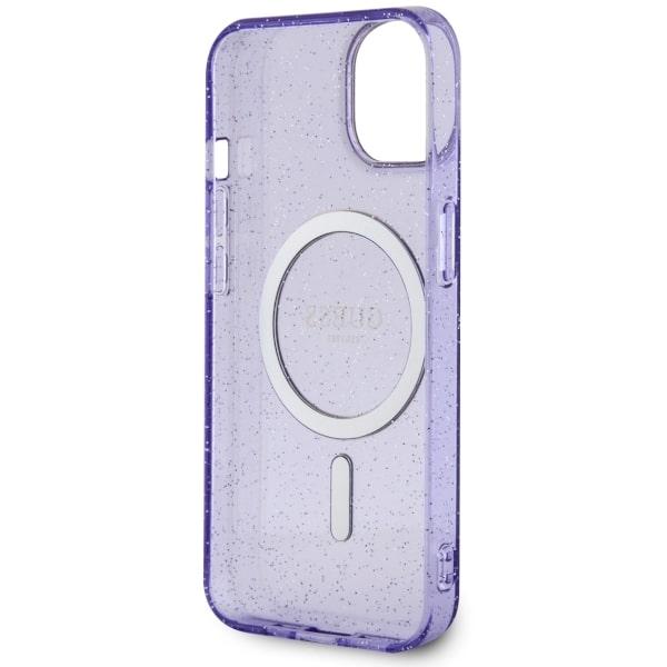 Etui do iPhone 14 Plus Guess MagSafe Glitter Złote
